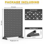 Ultrawall Metal Pegboard Display Stand - 2 Pack
