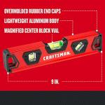 CRAFTSMAN 9-Inch Torpedo Level with Shock Absorbers