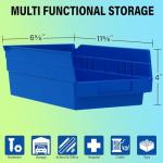 Akro-Mils Heavy Duty Plastic Storage Bins, 12-Pack