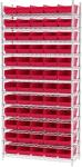 Akro-Mils Heavy Duty Plastic Storage Bins, 12-Pack
