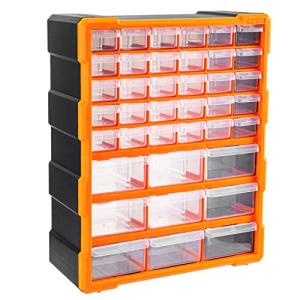 Wall Mount Hardware Storage Cabinet with 39 Drawers