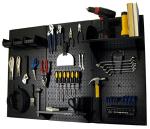 Metal Pegboard Organizer Tool Storage Kit, 4 ft