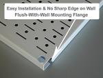 Metal Pegboard Organizer Tool Storage Kit, 4 ft