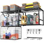 ThreeHio Heavy Duty Wall Mounted Garage Shelf