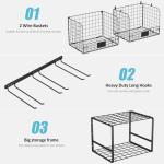ThreeHio Heavy Duty Wall Mounted Garage Shelf