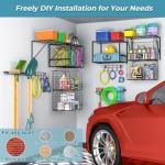 ThreeHio Heavy Duty Wall Mounted Garage Shelf