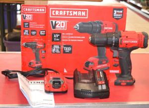 CRAFTSMAN V20 Cordless Drill/Driver Kit, 1/2 inch
