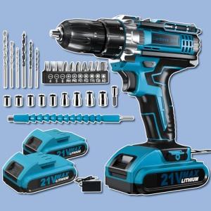 KELNOW 21V Cordless Drill with 29 Accessories