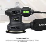 GALAX PRO 280W Orbital Sander with 15 Sanding Discs