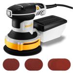 DEKOPRO 5" Random Orbital Hand Sander with Dust Box
