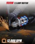 AVID POWER 4-1/2 Inch Electric Angle Grinder