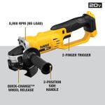 DEWALT 20V MAX Cordless Angle Grinder, 4.5 Inch