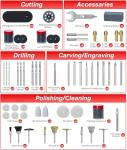 508-Piece Rotary Tool Accessories Kit with Case