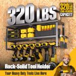 Power Tool Organizer with Charging Station and Rack