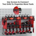Wall-Mounted Power Tool Organizer with Charging Station