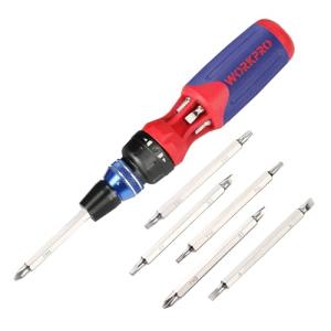 WORKPRO 12-in-1 Quick-Load Ratcheting Screwdriver Set
