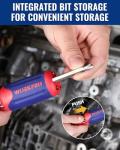 WORKPRO 12-in-1 Quick-Load Ratcheting Screwdriver Set