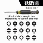 Klein Tools 15-in-1 Ratcheting Screwdriver Multi-Bit