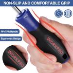 WORKPRO 10-Piece Magnetic Screwdriver Set with Pouch