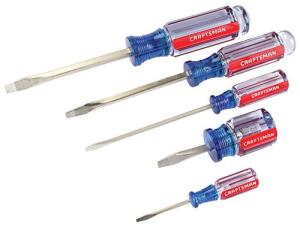 CRAFTSMAN 5-Piece Slotted and Flat Head Screwdriver Set