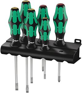 Wera Kraftform Plus 334/6 Screwdriver Set, 6-Piece