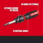 CRAFTSMAN SpeedDrive Ratcheting Screwdriver with 6 Bits