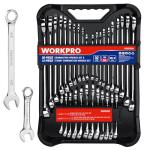 WORKPRO 32-Piece SAE & Metric Wrench Set