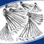 WORKPRO 32-Piece SAE & Metric Wrench Set