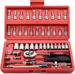Egofine 46-Piece Socket Ratchet Wrench Set