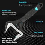 DURATECH 10-Inch Adjustable Wrench with Ergonomic Grip