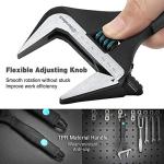DURATECH 10-Inch Adjustable Wrench with Ergonomic Grip