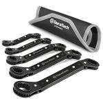 DURATECH 5-Piece Double Offset Ratcheting Wrench Set