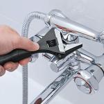 DURATECH 10-Inch Adjustable Wrench with Ergonomic Grip