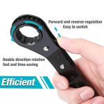 DURATECH 5-Piece Double Offset Ratcheting Wrench Set