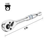 DURATECH 1/4-Inch 90-Tooth Ratchet Wrench