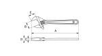 Bahco 8-Inch Ergo Big-Mouth Adjustable Wrench