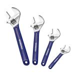 WORKPRO 4-Piece Heavy-Duty Adjustable Wrench Set