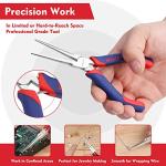 WORKPRO 6" Mini Needle Nose Pliers with Grip