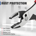 WORKPRO 8” Slip Joint Pliers with Soft Grip