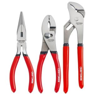 CRAFTSMAN 3-Piece Pliers Set, Various Sizes
