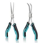 DURATECH 2PCS Long Reach Needle Nose Pliers Set