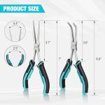 DURATECH 2PCS Long Reach Needle Nose Pliers Set