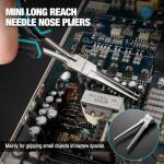 DURATECH 2PCS Long Reach Needle Nose Pliers Set