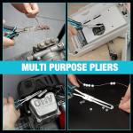 DURATECH 2PCS Long Reach Needle Nose Pliers Set