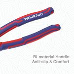 WORKPRO 8-Inch Linesman Pliers for Wires and Screws