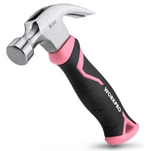 WORKPRO 8 oz Claw Hammer with Fiberglass Handle