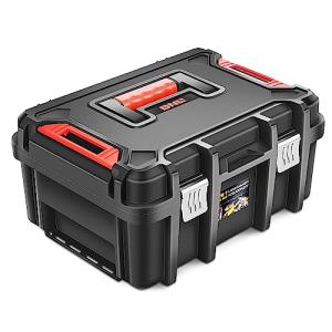 Lockable Tool Box Organizer with Removable Tray