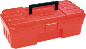 Akro-Mils 12-Inch ProBox Plastic Toolbox, Red