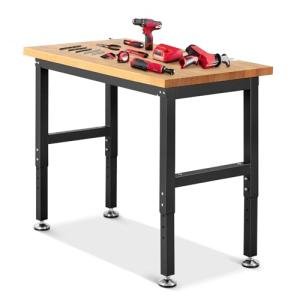 Adjustable Height Workbench for Garage and Shop