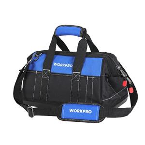 WORKPRO 16-Inch Waterproof Tool Bag with Molded Base